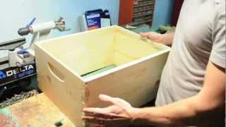 Assembling a standard bee hive box [upl. by Pasco]