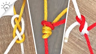 10 Ways to Tie Two Ropes Together  Thaitrick [upl. by Mandelbaum]