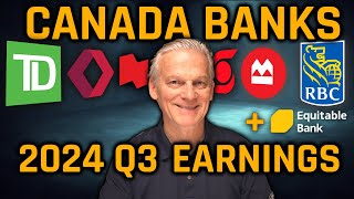 Canadian Bank Earnings Full Recap  2024 Q3 [upl. by Pirali700]