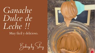 🔴EN VIVO GANACHE DULCE DE LECHE  PARA RELLENO Y COBERTURA [upl. by Thelma]