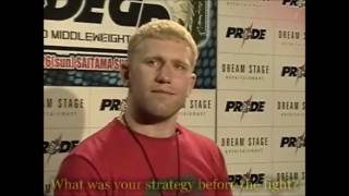 Sergei Kharitonov Post PRIDE Critical Countdown 2005 Interview [upl. by Molahs]