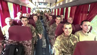 Ukraine and Russia exchange over 200 prisoners of war [upl. by Lihka]