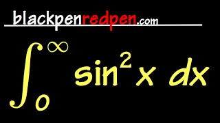 improper integral of sin2x from 0 to inf [upl. by Aneles545]