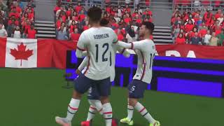 USA vs Canada Highlights Goals  Gold Cup 2023  FIFA 23 [upl. by Averill52]