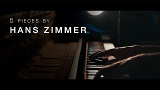 5 Pieces by Hans Zimmer \\ Iconic Soundtracks \\ Relaxing Piano 20min [upl. by Ssalguod361]