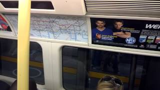 Green Park Station to Canary Wharf Station  Jubilee Line  Google Glass [upl. by Akcir]