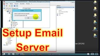 Server Setup MailEnable Mailserver MailboxMailaccount MX Record and Outlook [upl. by Suryc400]