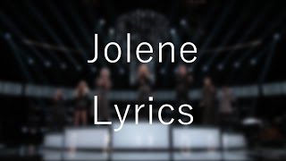 Jolene「Miley Cyrus amp Dolly Parton amp Pentatonix 」On Screen Lyrics [upl. by Yanehc]