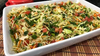 SALADA PARA ACOMPANHAR O SEU CHURRASCO DELICIOSA  RECEITINHAS COM AMOR [upl. by Ahsiakal80]