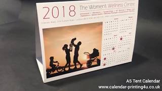 A5 Tent Calendar for year 2019 [upl. by Yahsel]