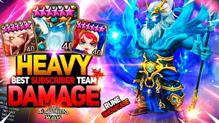 CONQUEROR CC CLEAVE with POSEIDON  BELLENUS  Rune Showcase  Summoners War [upl. by Page342]