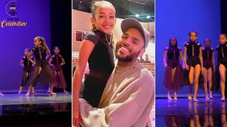 Chris Browns Daughter Royalty Looks So Good At Her Dance Recital 💃 [upl. by Anaehs]