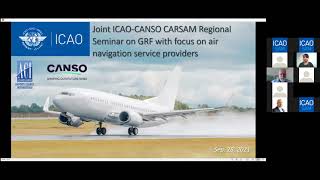 Joint ICAOCANSO CARSAM Regional Seminar on GRF with focus on air navigation service providers [upl. by Grobe]