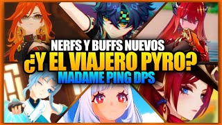 ¿MAVUIKA no será Soporte Madame Ping DPS Viajero y Soberano Pyro y mas Noticias Genshin Impact [upl. by Shere]