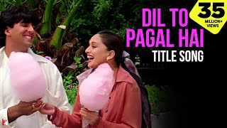 Dil To Pagal Hai Song  Shah Rukh Khan Madhuri Karisma Akshay  Lata Mangeshkar Udit Narayan [upl. by Giulia]