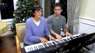 Sleigh Ride Piano Duet [upl. by Ittap]