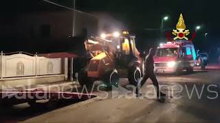 Frane ed esondazioni nel Casertano due dispersi a San Felice a Cancello [upl. by Nila]