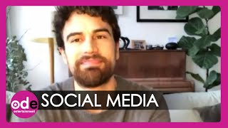 Theo James Addresses Why Hes Not On Social Media [upl. by Hgielah]