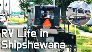 RV LIFE  We camped at the SHIPSHEWANA FLEA MARKET  S1E5 [upl. by Yluj]