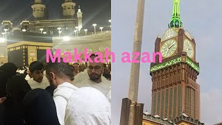 azan makkah original kaaba saudi arabazan best voicebeautiful azan in the worlddaily vlogs [upl. by Nialb]