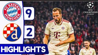 Bayern Munich vs Dinamo Zagreb 92 All Goals amp Extended Highlights UEFA Champio🔥 [upl. by London]