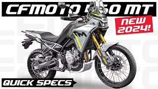 New CF MOTO 450MT  2024 Specs [upl. by Wiencke]