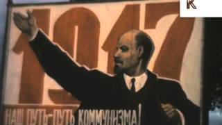 1950s USSR Communist Propaganda Colour Archive Footage Russia [upl. by Nesral93]