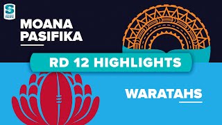 Super Rugby Pacific  MoanaPasifika v Waratahs  Round 12 Highlights [upl. by Fotina]