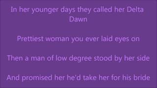 Delta Dawn with lyrics on screen [upl. by Ovida]