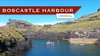 Boscastle Harbour Cornwall  Exploring England [upl. by Acirema]