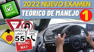 2023 NUEVO EXAMEN TEORICO DE CONDUCIR EN ESPAÑOLEXAMEN ESCRITO1LICENCIA DE MANEJO EN USA [upl. by Atil]