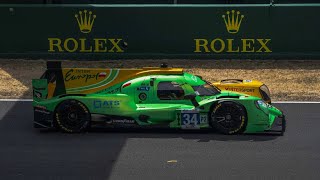 Le Mans 24hrs driver gets run over at first pit stop carries on to win LMP2 class [upl. by Alan831]