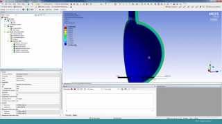 Spherical Pressure Vessel with a Cylindrical Nozzle FEA  Part 2 3D Solid Model Analysis [upl. by Fillender]