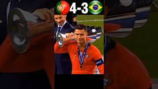 Portugal vs Brazil Penalty Shootout Final World Cup 2026 Imaginary football shorts ronaldo [upl. by Dowell546]