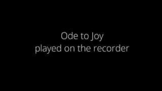 Ode to Joy on recorder Duet [upl. by Eiramlatsyrc]