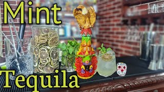 Como hacer un mint Tequila 🥂 [upl. by Nimra]