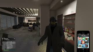 Dont Cross the Line with Random Guy in my Office  GTA V Online [upl. by Maleki81]