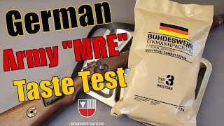 German Army MRE Review  24Hour EPA Bundeswehr Einmannpackung Federal Defence Combat Ration One Man [upl. by Jessica474]