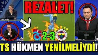 BGEZER DELİYE DÖNDÜ TRABZON HÜKMEN YENİLMELİYDİ BU NE REZALET FENERBAHÇE 3 TRABZONSPOR 2 [upl. by Zinnes]