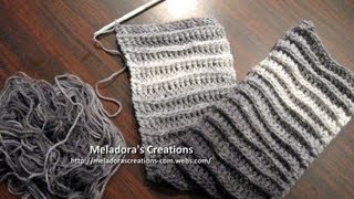 Riptide Crochet Scarf  Crochet Tutorial  Unisex crochet scarf [upl. by Gazzo730]