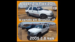 Duas Gm Blazer 28 4x4 2005 e 2011 flex a venda em Taguatinga feirão df [upl. by Drofub]