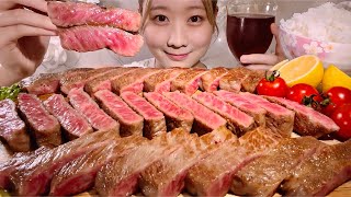 ASMR Wagyu Steak【Mukbang Eating Sounds】【English subtitles】 [upl. by Anchie118]