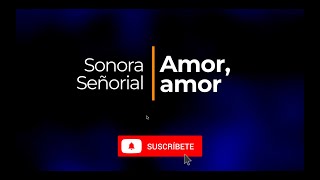 Amor amor  Karaoke  Sonora Señorial [upl. by Nodaj]