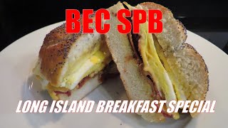 BEC The Long Island Breakfast Special with homemade Kaiser rolls [upl. by Hametaf]