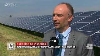 Perpetum Energy  Inauguration Parc Photovoltaïque Carmeuse Moha  reportage RTBF [upl. by Reggy]