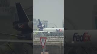 Fedex MD11F N584FE Take off at RKSI 33L md11f md11 fedex cargoplane planespotting [upl. by Licna]