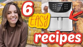 6 BeginnerFriendly Air Fryer recipes that are SO YUMMY Must make [upl. by Aisirtap]