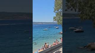 Crikvenica Kroatien Kvarner Bucht Crikvenica Croatia Beach 4k walking tour [upl. by Yremogtnom]