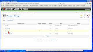 Joomla 15 Tutorial  Template Installation [upl. by Tita]