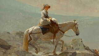 Winslow Homer The Bridle Path White Mountains 1868 [upl. by Annanhoj]